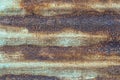 Rusty metal texture or background with streaks of rust. rusty metal wall, .old sheet of iron covered with rust and corrosion paint Royalty Free Stock Photo