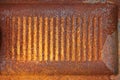 Rusty metal texture with geometric shapes Royalty Free Stock Photo