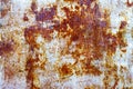 Rusty metal texture,old rusty scratched metal sheet Royalty Free Stock Photo
