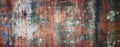 Rusty metal texture painted in different colors, colored iron wa Royalty Free Stock Photo