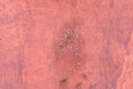 Rusty metal texture with scratches and cracks. paint traces. Red colors. Copy space Royalty Free Stock Photo