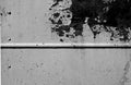 Rusty metal wall texture in black and white. Royalty Free Stock Photo