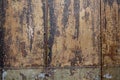 Rusty metallic background plate or wall Royalty Free Stock Photo