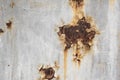 rusty metallic surface with peeling paint. High quality beautiful photo concept Royalty Free Stock Photo