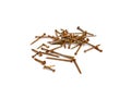 Rusty nails Royalty Free Stock Photo