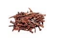 rusty nails isolated on white background Royalty Free Stock Photo