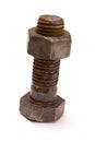 Rusty Nut and Bolt Royalty Free Stock Photo