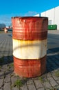 Rusty oil barrel Royalty Free Stock Photo