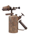 Rusty old blowtorch Royalty Free Stock Photo