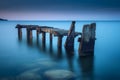 Rusty old bridge. Generate Ai Royalty Free Stock Photo