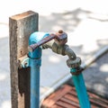 Rusty Old Faucet Royalty Free Stock Photo