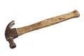 Rusty old hammer Royalty Free Stock Photo