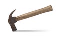 Rusty old hammer Royalty Free Stock Photo