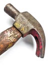 Rusty old hammer Royalty Free Stock Photo