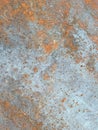 Rusty old iron red scratched metal corrosed sheet surface background, texture industrial in loft style Royalty Free Stock Photo