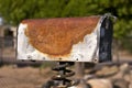 Rusty old Mailbox Royalty Free Stock Photo