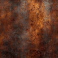 Rusty old metal grunge texture background with scratches brown tone
