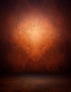 Rusty old metal grunge texture vertical background with vignette light Royalty Free Stock Photo