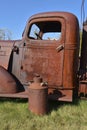 Old truck and ream can full of rust Royalty Free Stock Photo