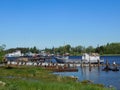 Rusty old ships at the Wharf. Royalty Free Stock Photo