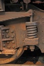 Rusty Old Steam Train Detail Royalty Free Stock Photo