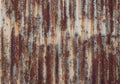 The rusty old tin plate as background Royalty Free Stock Photo