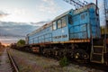 Rusty Old Train Cars.