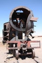 Rusty old train at Train Cemetery, Bolivia