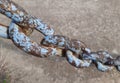 rusty old vintage chain, symbol for freedom, anti-slavery symbol