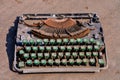 Rusty Old Vintage Typewriter Royalty Free Stock Photo