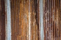 Rusty old zinc texture background Royalty Free Stock Photo