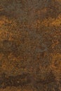 Rusty orange brown rust old metal background texture Royalty Free Stock Photo