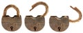 Rusty padlock