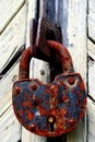 Rusty Padlock Royalty Free Stock Photo