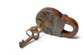 Rusty Padlock Royalty Free Stock Photo