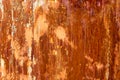 Rusty painted metal texture. Old iron background painted in grey with rust. Weathered metal wall surface with cracked paint Royalty Free Stock Photo