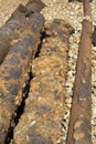 Rusty Pipes Royalty Free Stock Photo