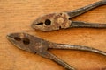 Rusty pliers Royalty Free Stock Photo
