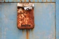 Rusty post box