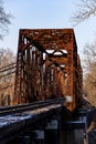 Rusty Pratt Through Truss Bridge - Paducah & Louisville Railroad, Salt River, Louisville, Kentucky