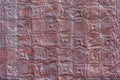 Rusty Pressed Tin Wall Background Texture Royalty Free Stock Photo