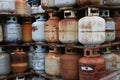 Rusty Propane Cylinders