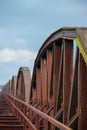 Rusty Railway Bridge Royalty Free Stock Photo