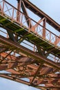 Rusty Railway Bridge Royalty Free Stock Photo