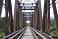 Rusty railway bridge in Valle de los Ingenios valley - Sugar Mills valley