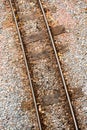 Rusty railway track