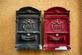 Rusty Red and Black Postbox, Italy