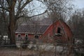Rusty Rotting old Horatio Arkansas Barn