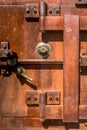 Rusty Vintage Bank Safe Royalty Free Stock Photo