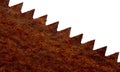 Rusty Saw blade Royalty Free Stock Photo